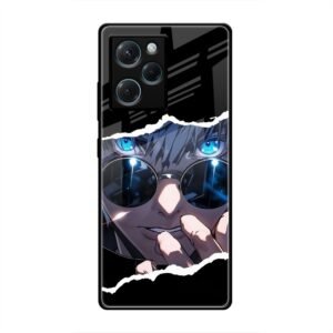 Azure Enigma Glass Case for Poco X5 Pro