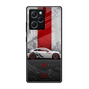 GT3 RS Heo Wave Glass Case for Poco X5 Pro