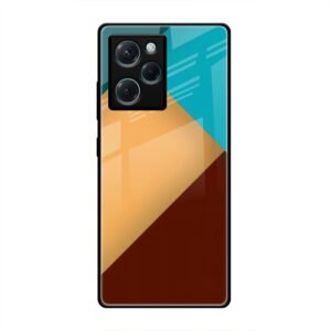 Abstract Color Glass Case for Poco X5 Pro