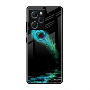 Lord Krishna Glass Case for Poco X5 Pro