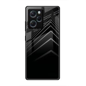 Square Illusion Glass Case for Poco X5 Pro