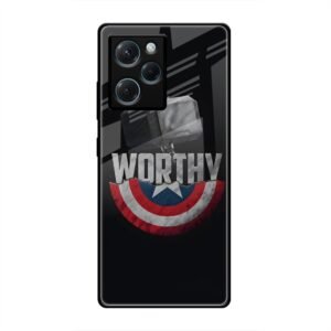 Thor and Caption America Glass Case for Poco X5 Pro