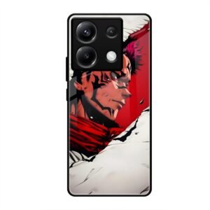 Torn Reality The Marked Warrior Glass Case for Poco X6