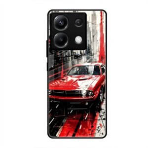 Midnight Cruiser Glass Case for Poco X6