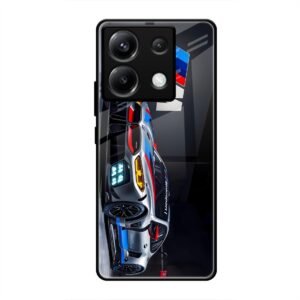 BMW Motorsport Glass Case for Poco X6