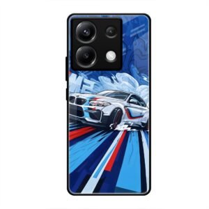 Dynamic BMW M2 Art Glass Case for Poco X6
