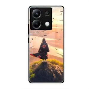 Echoes of the Akatsuki Glass Case for Poco X6