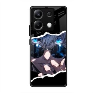 Azure Enigma Glass Case for Poco X6