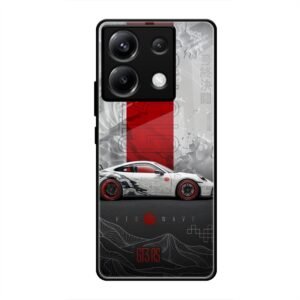 GT3 RS Heo Wave Glass Case for Poco X6