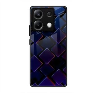 3D Square Glass Case for Poco X6