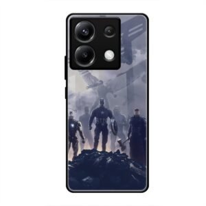 Caption America Glass Case for Poco X6