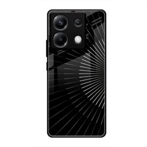 Lines Illusion Glass Case for Poco X6