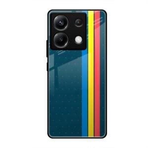 Lines Mobile Glass Case for Poco X6