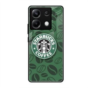 Starbucks Coffee Glass Case for Poco X6
