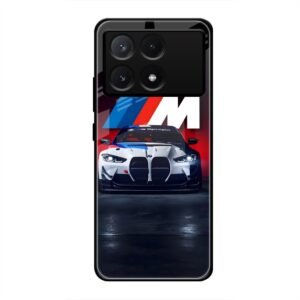 M Power Dominance Glass Case for Poco X6 Pro
