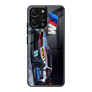 BMW Motorsport Glass Case for Redmi 12 4G
