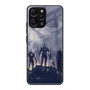 Caption America Glass Case for Redmi 12 4G