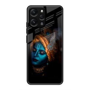 Lord Krishna Glass Case for Redmi 12 4G