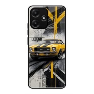 American Muscle Legacy Glass Case for Redmi 12 5G