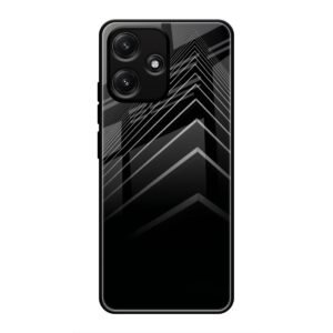 Square Illusion Glass Case for Redmi 12 5G