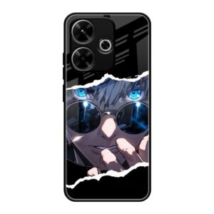 Azure Enigma Glass Case for Redmi 13