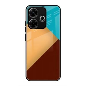 Abstract Color Glass Case for Redmi 13