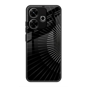 Lines Illusion Glass Case for Redmi 13
