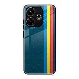Lines Mobile Glass Case for Redmi 13