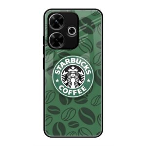 Starbucks Coffee Glass Case for Redmi 13
