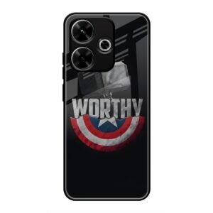 Thor and Caption America Glass Case for Redmi 13