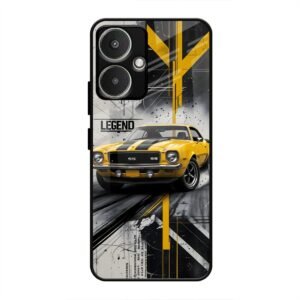American Muscle Legacy Glass Case for Redmi 13c 5G
