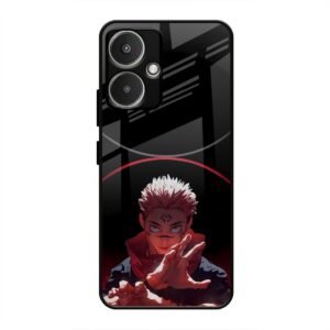 Mystical Energy Manipulation Glass Case for Redmi 13c 5G