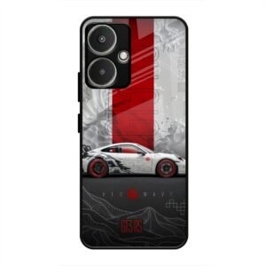 GT3 RS Heo Wave Glass Case for Redmi 13c 5G
