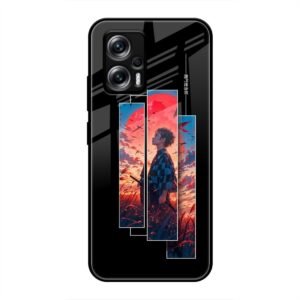 Samurai at Sunset Glass Case for Redmi K50i