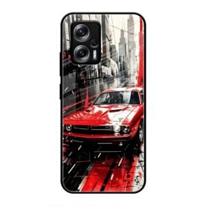 Midnight Cruiser Glass Case for Redmi K50i
