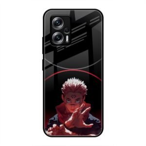 Mystical Energy Manipulation Glass Case for Redmi K50i