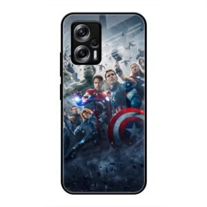 Avengers Glass Case for Redmi K50i