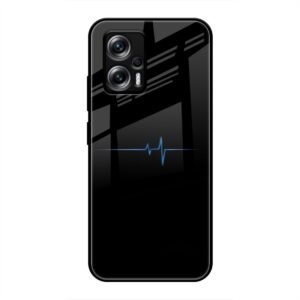 Heartbeat Glass Case for Redmi K50i