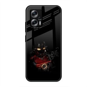Iron Man Glass Case for Redmi K50i