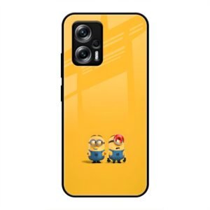 Minions Love Glass Case for Redmi K50i