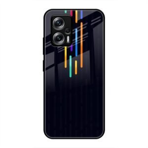 Neon Light Glass Case for Redmi K50i