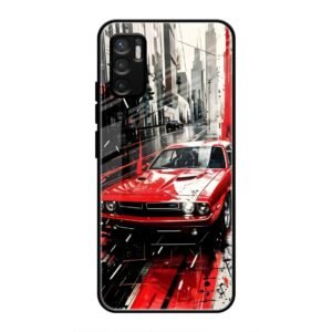 Midnight Cruiser Glass Case for Redmi Note 10 5g