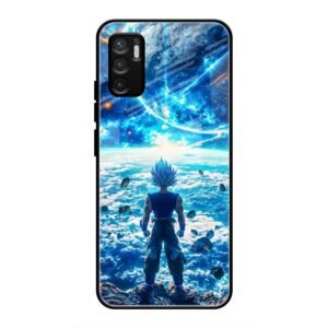 Cosmic Warrior's Resolve Glass Case for Redmi Note 10 5g