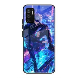 Cyberpunk Vigilante Glass Case for Redmi Note 10 5g