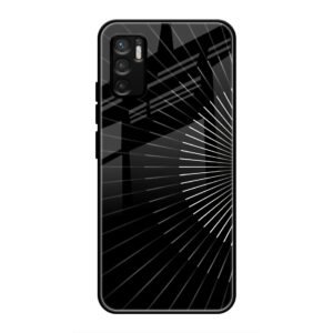 Lines Illusion Glass Case for Redmi Note 10 5g