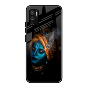 Lord Krishna Glass Case for Redmi Note 10 5g