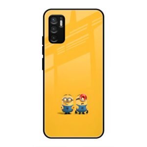 Minions Love Glass Case for Redmi Note 10 5g