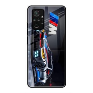 BMW Motorsport Glass Case for Redmi Note 10 Pro