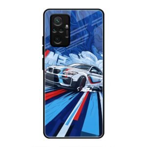 Dynamic BMW M2 Art Glass Case for Redmi Note 10 Pro