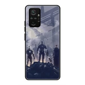 Caption America Glass Case for Redmi Note 10 Pro